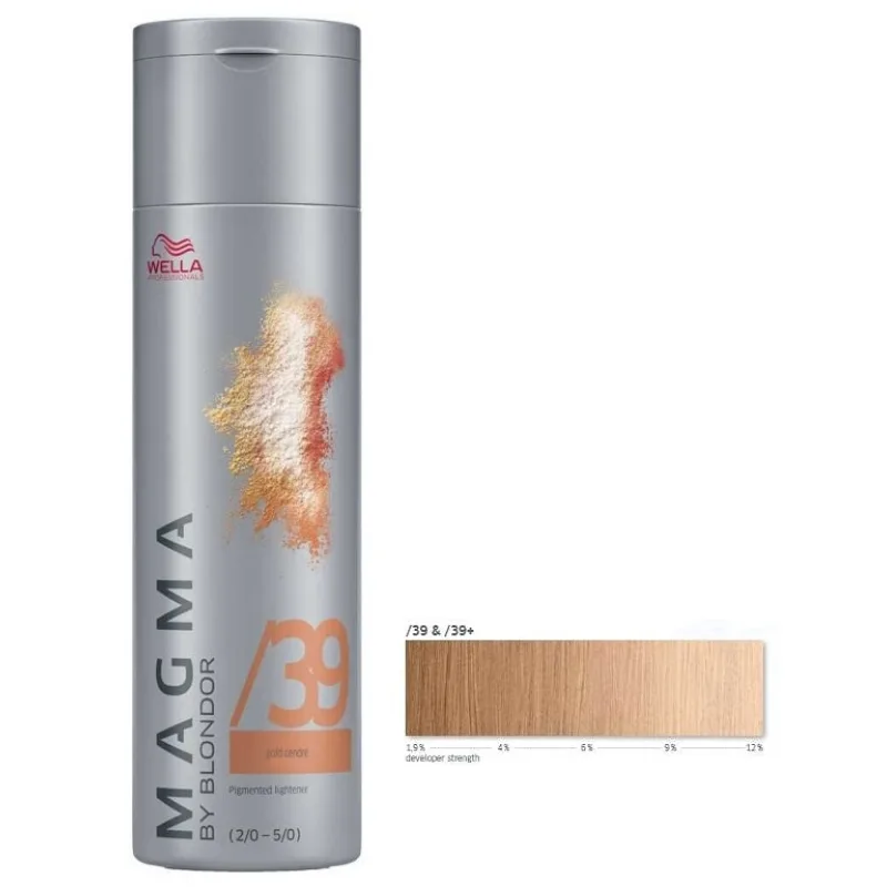 WELLA Professionals Magma By Blondor 120g - Melírovací farba č.39 popolavo zlatá svetlá