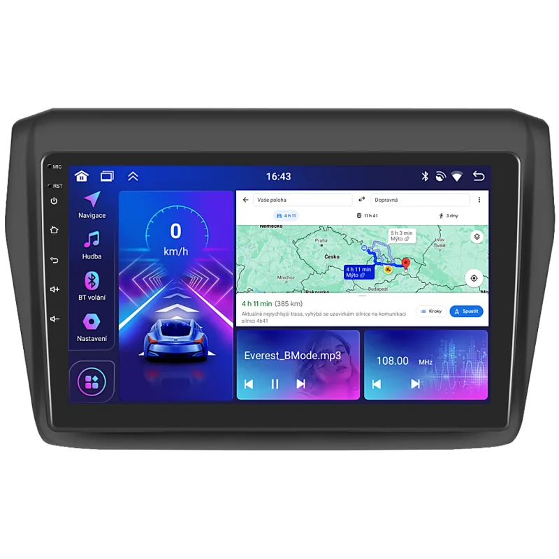 Bmode 2DIN autorádio BEX67 Android, Suzuki Swift III (Gen 5) BEX-UN06M/A7276