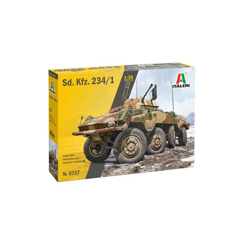 Italeri Model Kit military 6757 - Sd.Kfz. 234/1 (1:35)