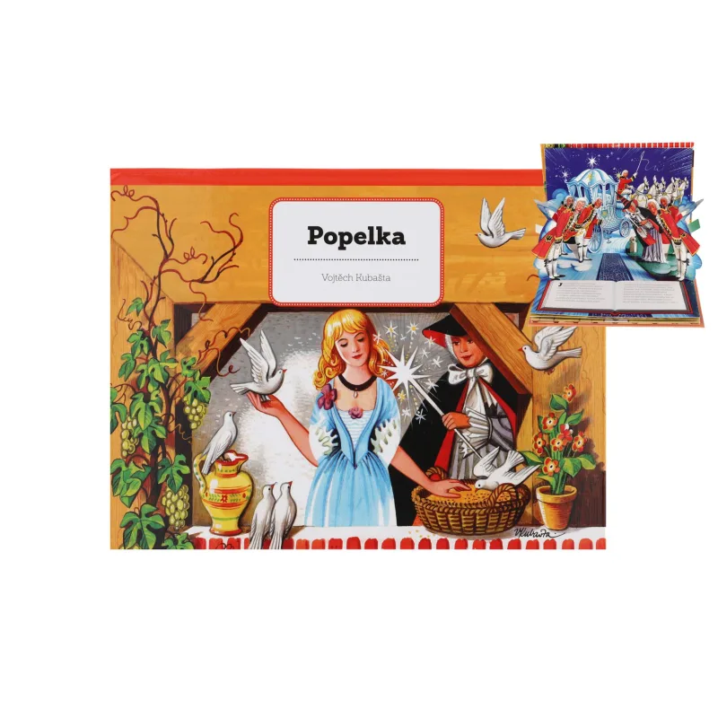Albatros Knižka Popoluška unikátne priestorové rozprávky CZ text 26,5x20,5cm