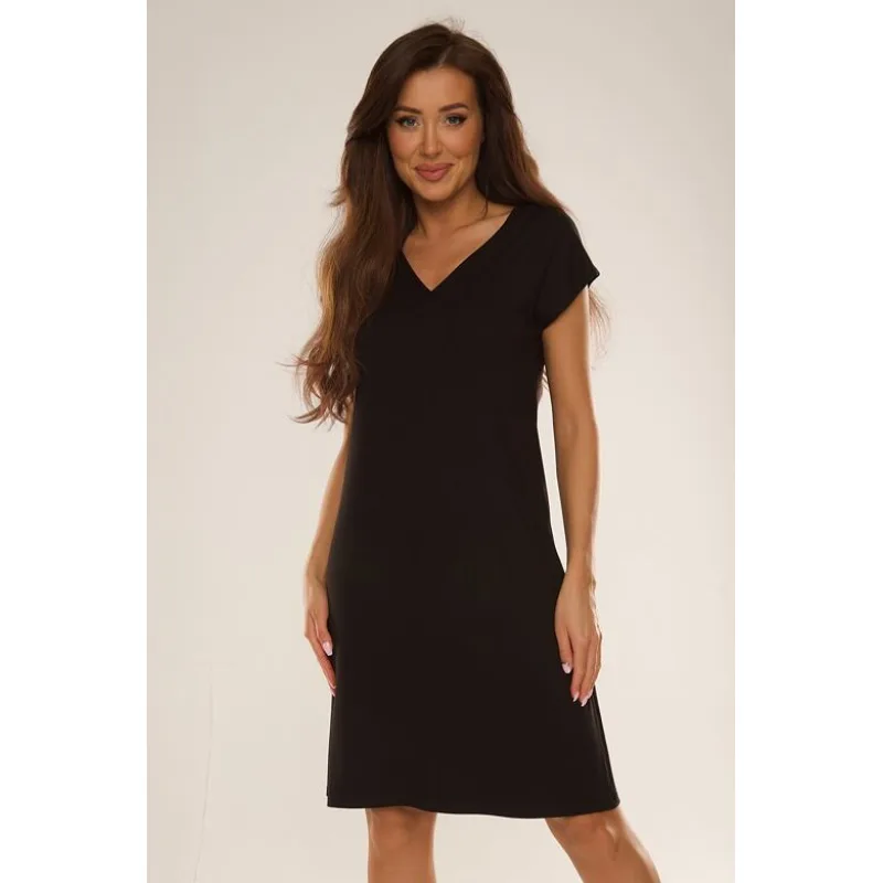 Nočná košeľa Freya čierna S