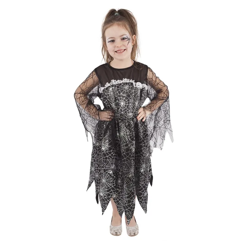 Rappa Detský webový kostým čarodejnice/Halloween (M) e-balenie