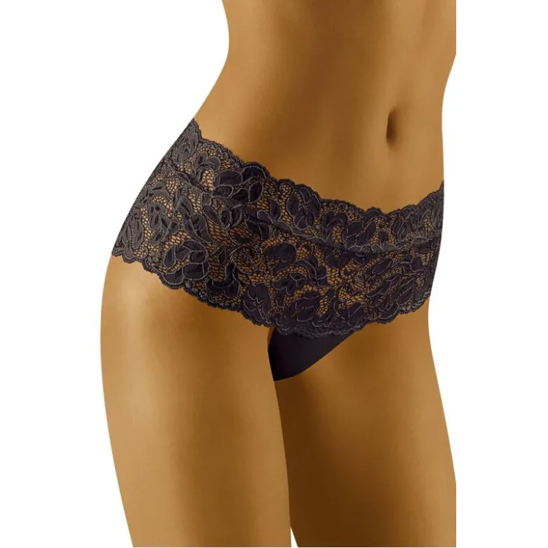 Čipkované nohavičky Nova čierne L