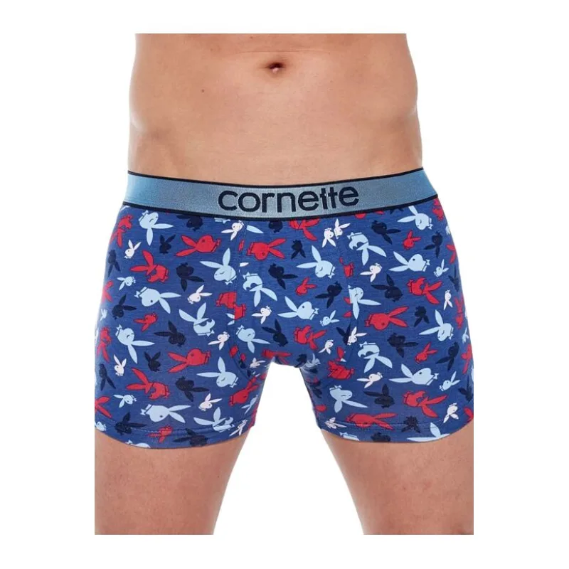 Boxerky High emotion Playboy modré XXL