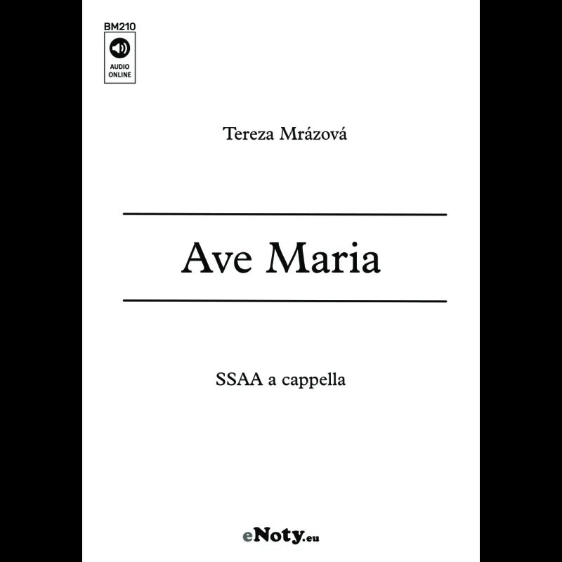 eNoty Ave Maria (SSAA)