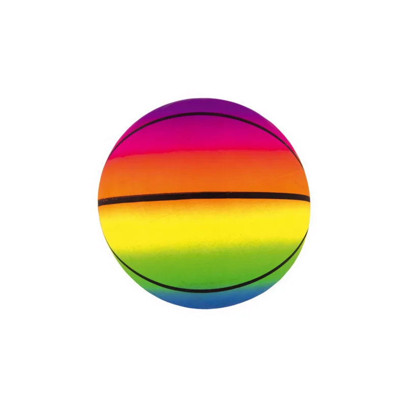 Teddies Lopta basketbalová gumová nafúknutá 20cm v sieťke