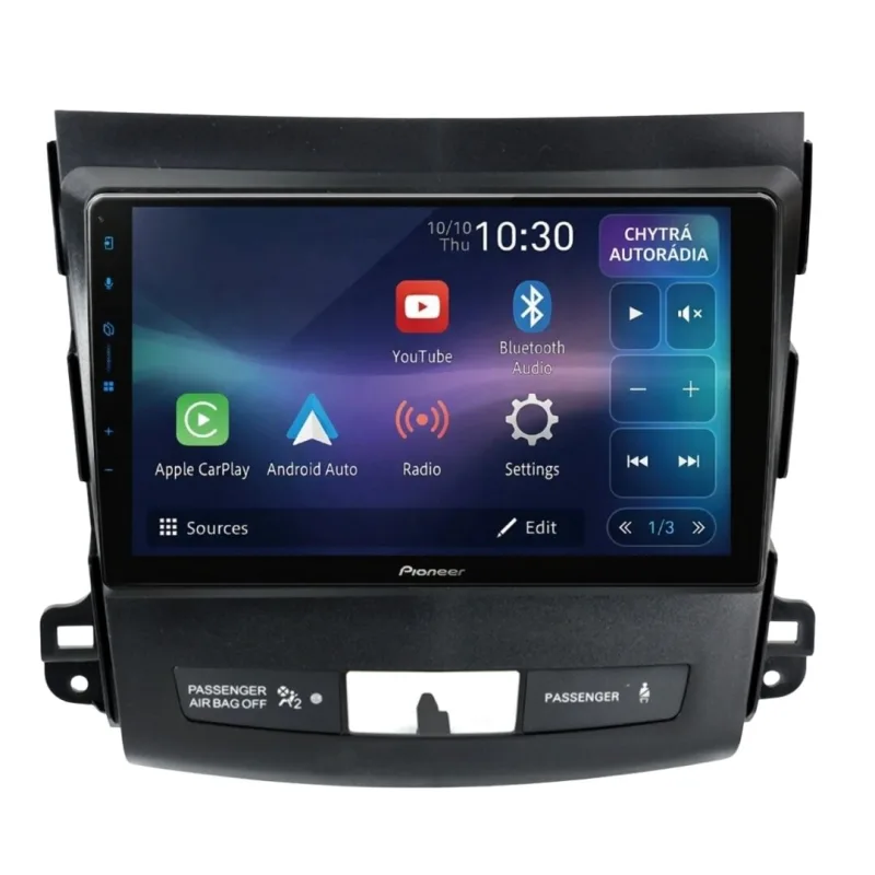 Autorádio Pioneer SPH-PF97BT pro Mitsubishi Outlander 2/ Peugeot 4007 / Citroen C-Crosser s RockFord CHRSPH-PF97BT_KXMSBLD92B