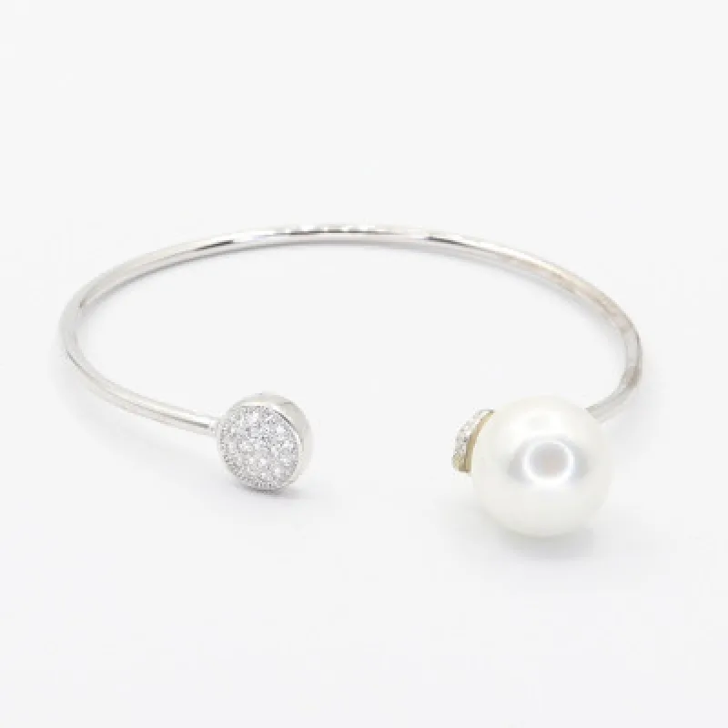 Pevný strieborný náramok KA B2030