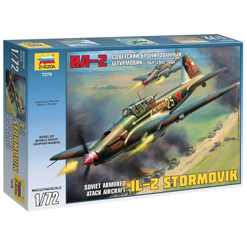 Zvezda Model Kit lietadlo 7279 - IL-2 Stormovik (1:72)