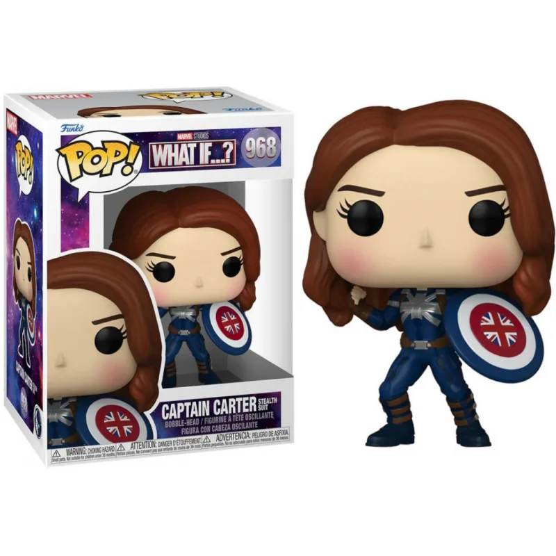 Funko Pop! 968 Marvel What If...? Captain Carter Stealth Suit