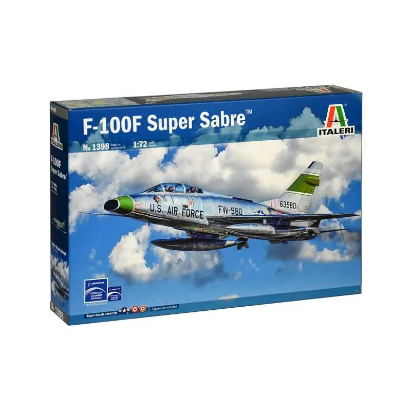 Italeri Model Kit lietadlo 1398 - F-100F SUPER SABRE (1:72)