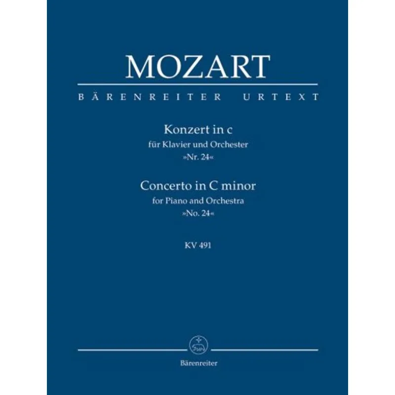 Bärenreiter Koncert pro klavír a orchestr č. 24 c moll KV 491