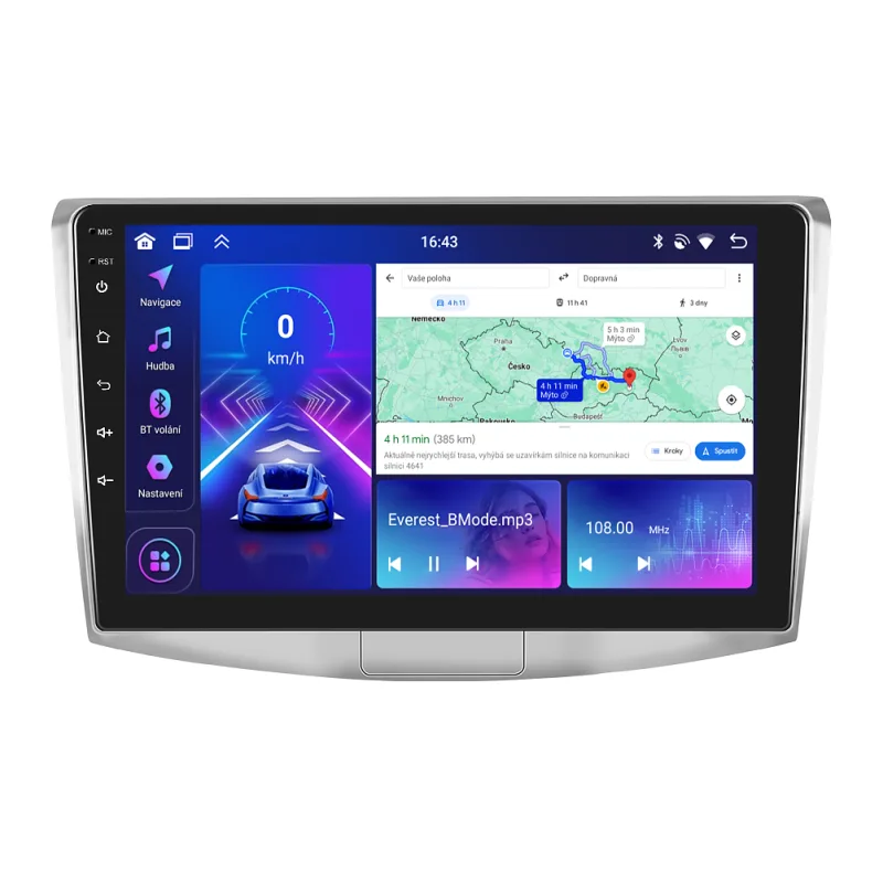 Bmode 2DIN autorádio BEX25 Android, Volkswagen Passat B6, B7, CC BEX-UN06/A7198
