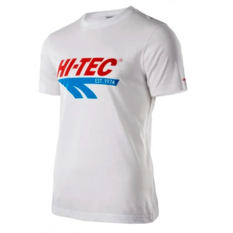 Hi-Tec Pánské tričko, Retro bílé vel. XXL