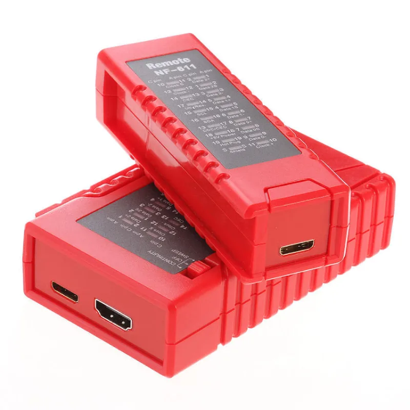 W-Star Tester kabelů HDMI WSNF611RD, HDMI, 19 Led diod, test stínění, remote modul WSNF611RD