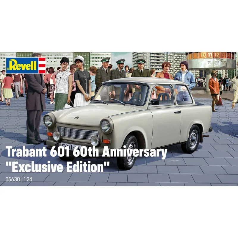 Revell Gift-Set auto 05630 - 60. Anniversary Trabant 601 (1:24)