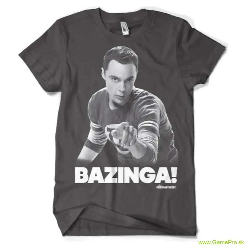 Big Bang Theory Sheldon Says Bazinga (tričko)