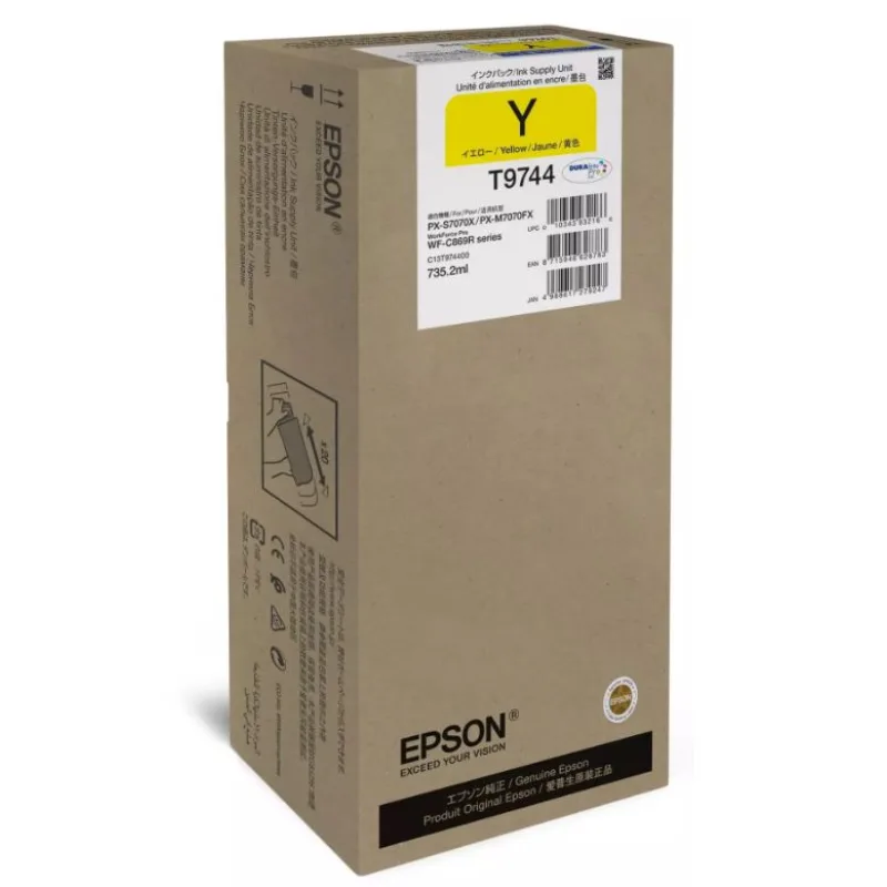 Epson WorkForce Pro WF-C869R Yellow XXL Ink C13T97440N