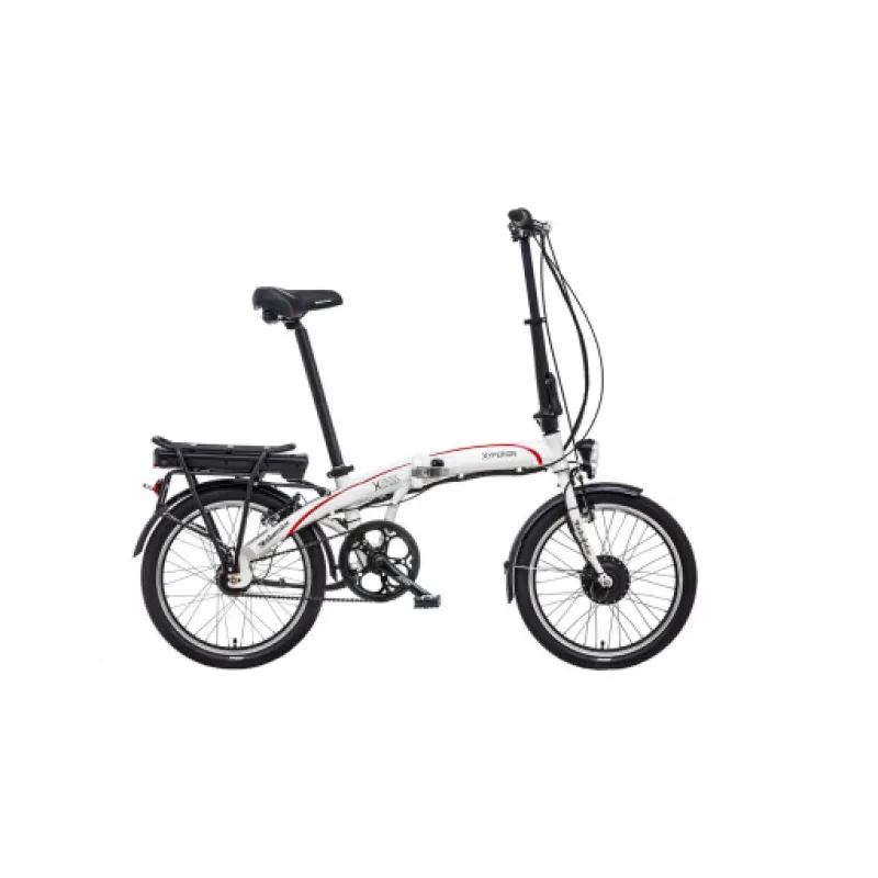 Liberty e-Hyperion 3spd Skládací elektrokolo 36V, přední motor, bílé, Akumulátor Akumulátor Compact 36V 17,5 Ah