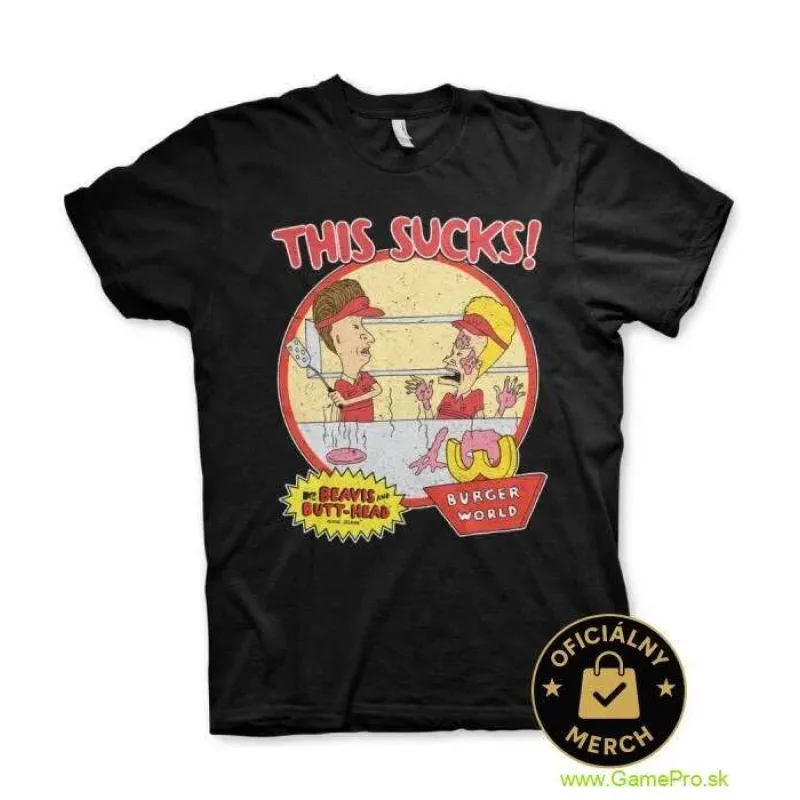 Beavis and Butt-Head This Sucks (tričko)