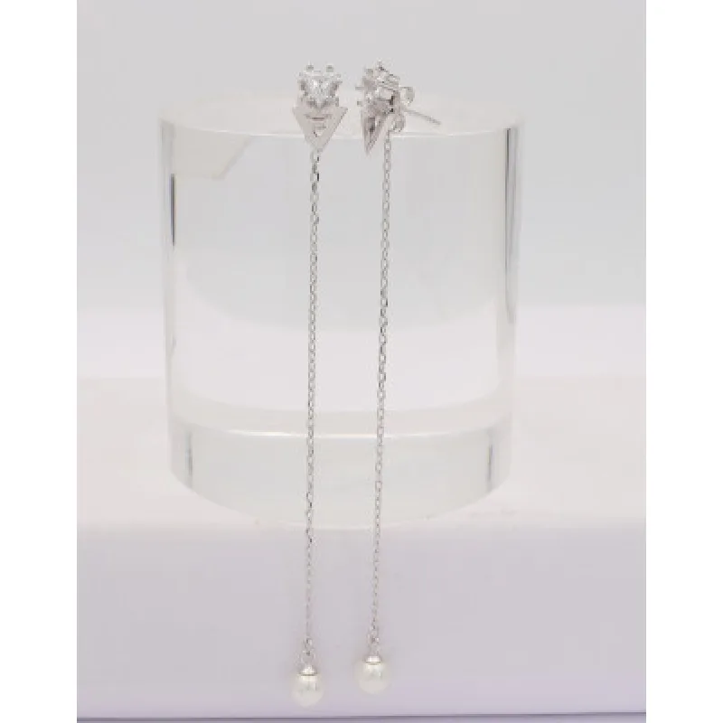 Strieborné náušnice na puzety KA E3887