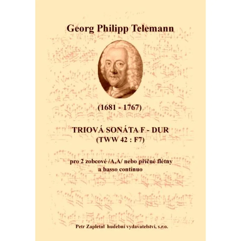 NotaNota Triová sonáta F - dur (TWV 42 : F7)