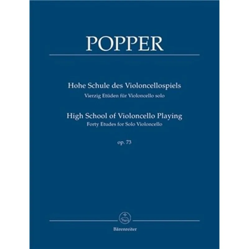 Bärenreiter Čtyřicet etud pro violoncello sólo op. 73
