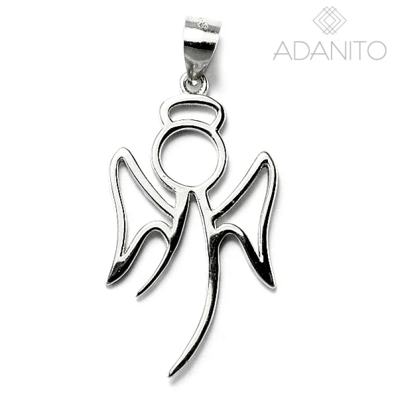 Strieborný prívesok anjel BENETO AGH455