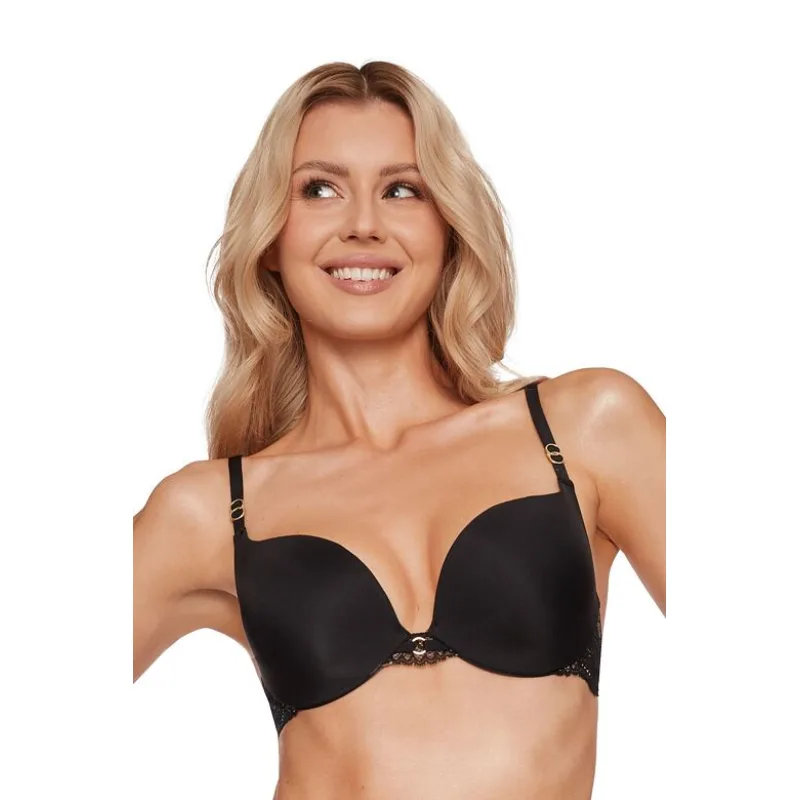 Push-up podprsenka Truly čierna 75B