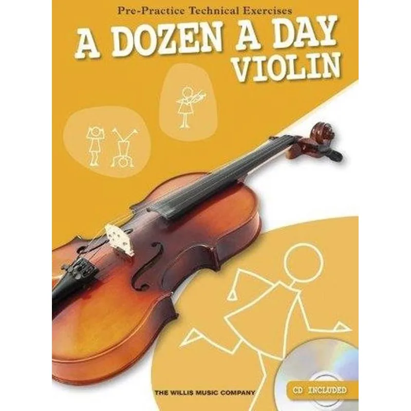 The Willis Music Company A Dozen A Day - Violin + CD