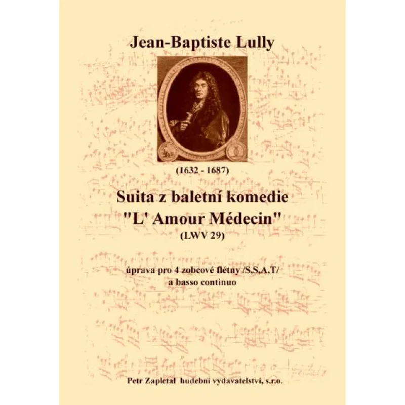 NotaNota Suita z baletní komedie "L Amour Médecin" (LWV 29) - úprava