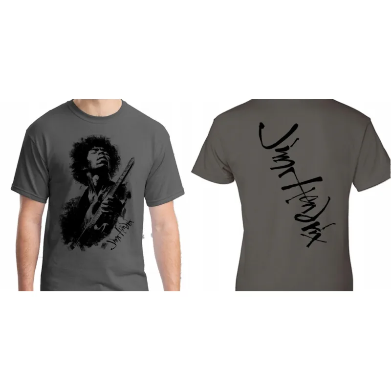 Jimi Hendrix - Portrait (Anthracite) (tričko)