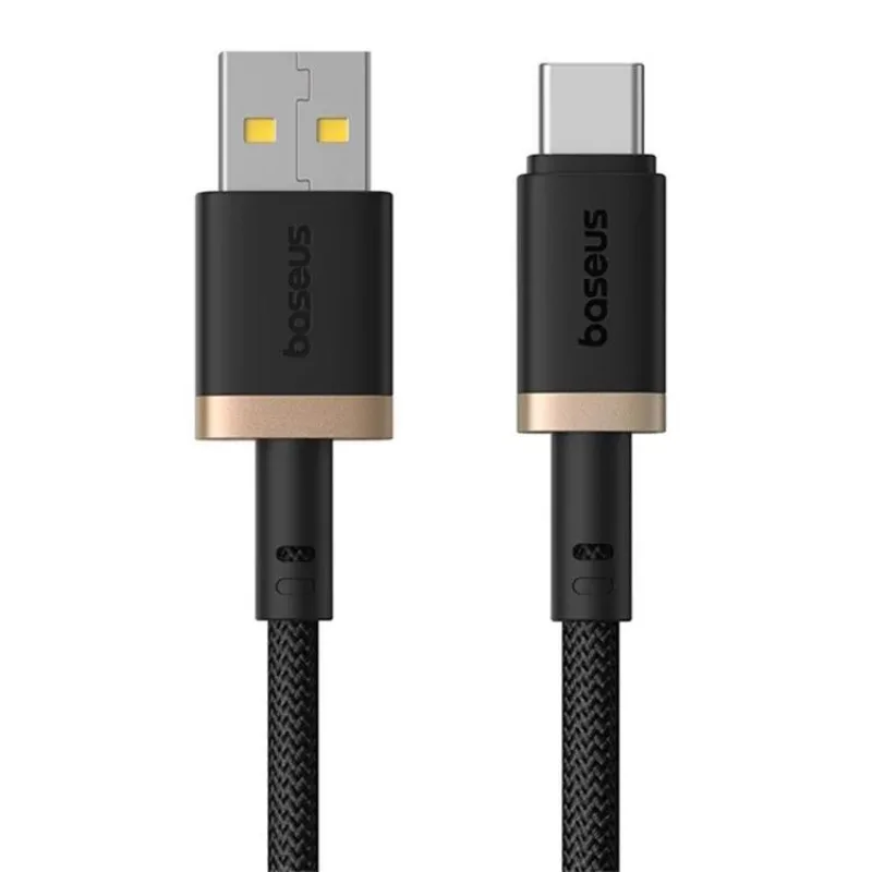 NONAME Baseus Rychlonabíjecí kabel Dura USB/USB-C 2m 60W černo zlatý 6932172669904