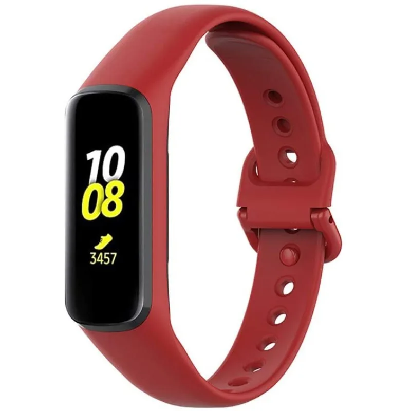 Silikonový řemínek červený pro Samsung Galaxy Fit 2 ESES 1530002035