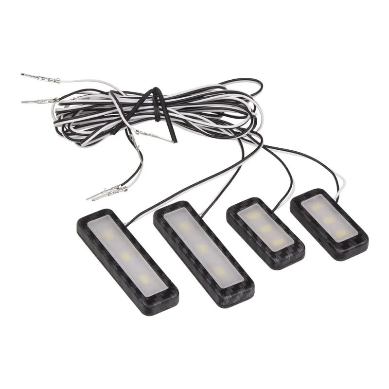 LED osvětlení vnitřní ambientní bílé, 12V, 4x světlo 95W02