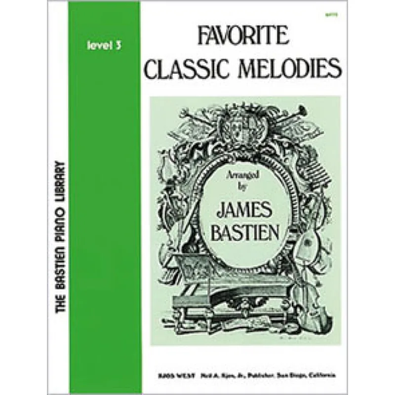 Neil A. Kjos Music Company Favourite Classic Melodies - Level 3