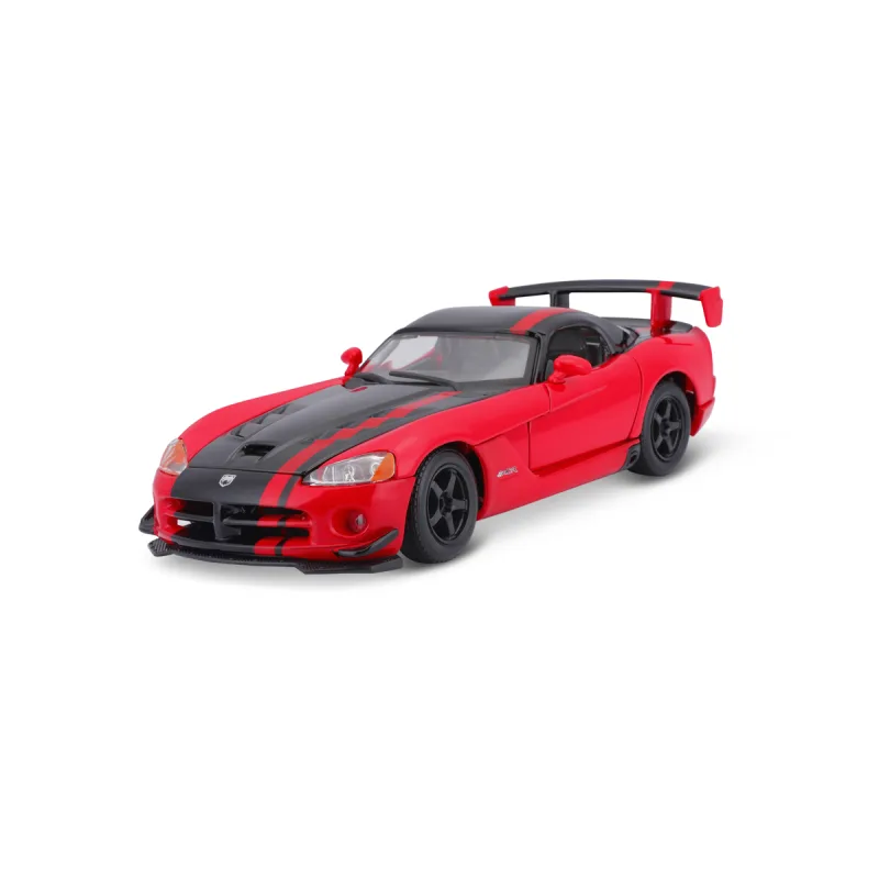 Bburago - Auta HOBBY, Dodge Viper SRT 10 ACR, červeno-černá, 1:24