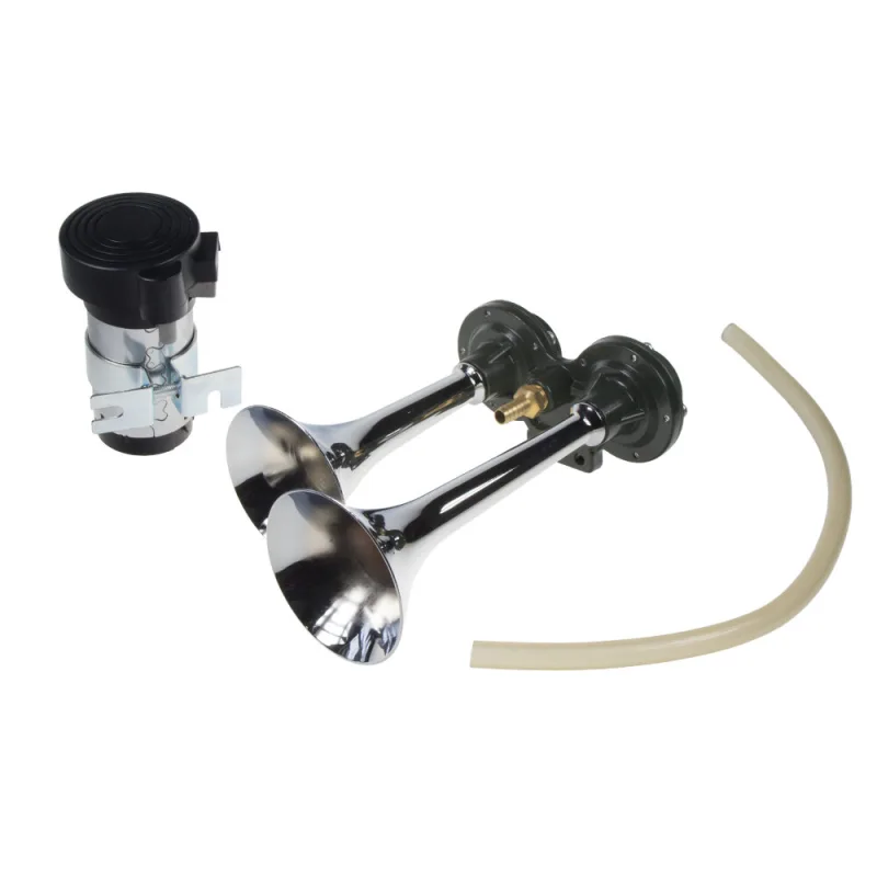 2-tónová fanfára 225/290 mm, 12V stálý tón s kompresorem sn-112/12V
