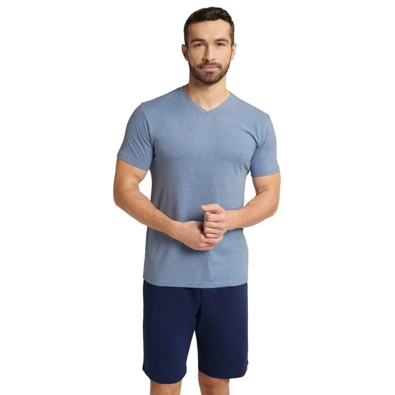 Pánske pyžamo Writer modré XXL