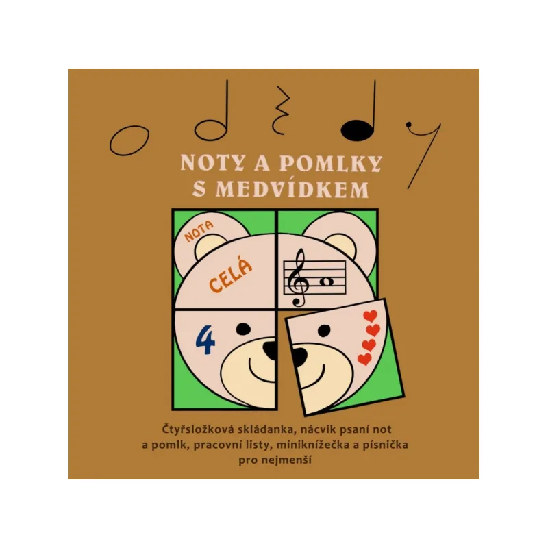 Vozar Noty a pomlky s medvídkem