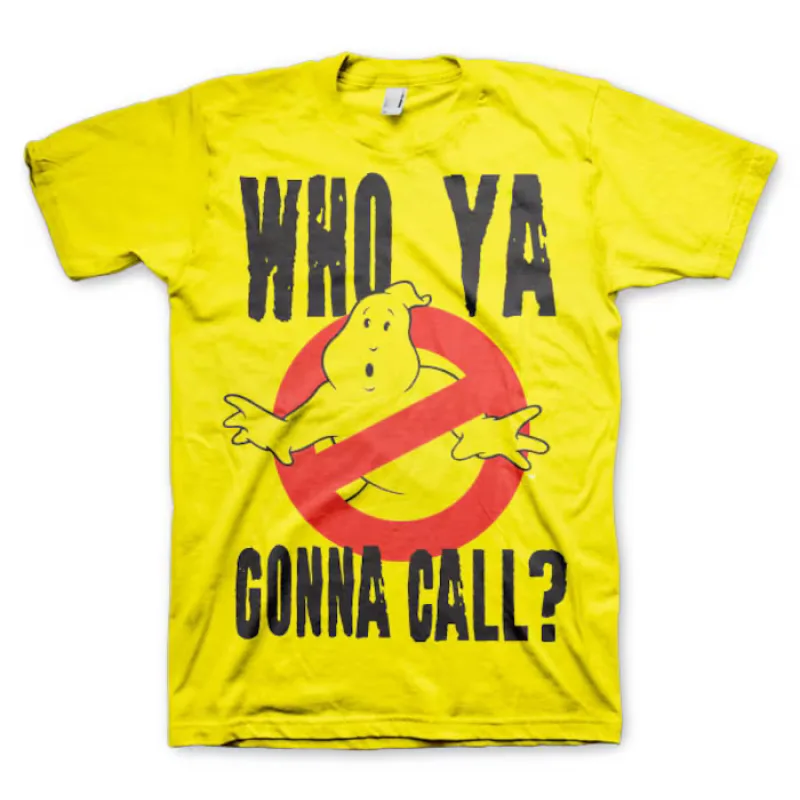 Ghostbusters Who Ya Gonna Call (tričko)