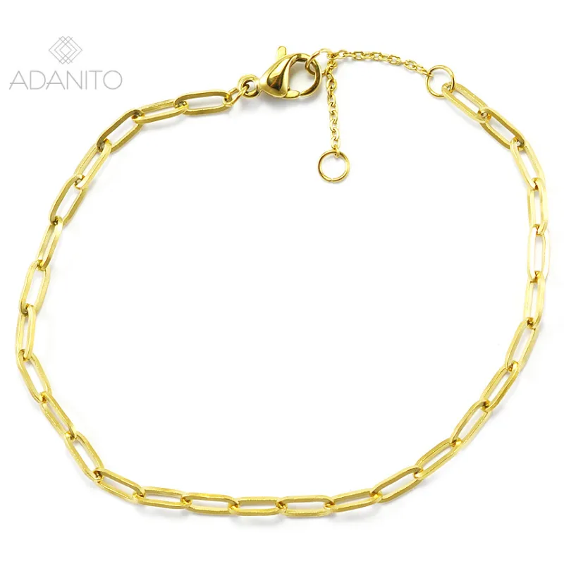 Pozlátený náramok z chirurgickej ocele MEUCCI DB521