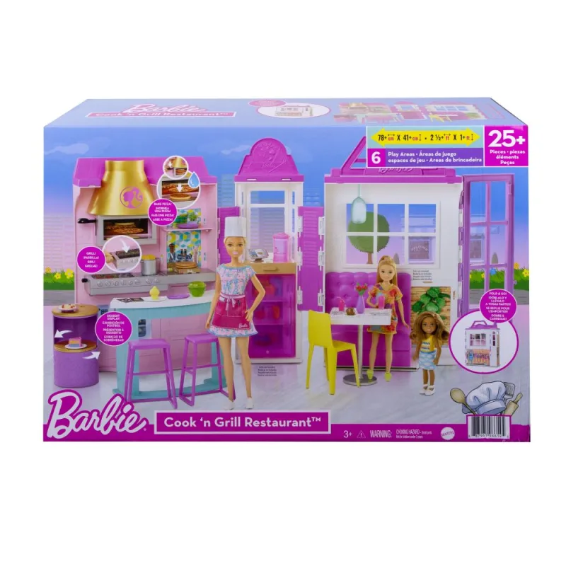 Mattel Barbie RESTAURANT GAME SET