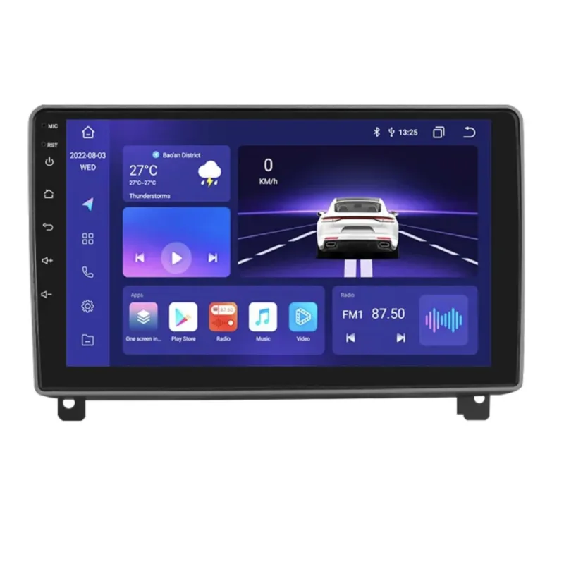 HIZPO KXPG40791 Autorádio 9" Android pro Peugeot 407 Model: S9004 (4+32GB) CHR440