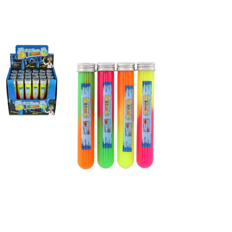 Teddies Sliz - hmota ve zkumavce 3x16cm mix barev