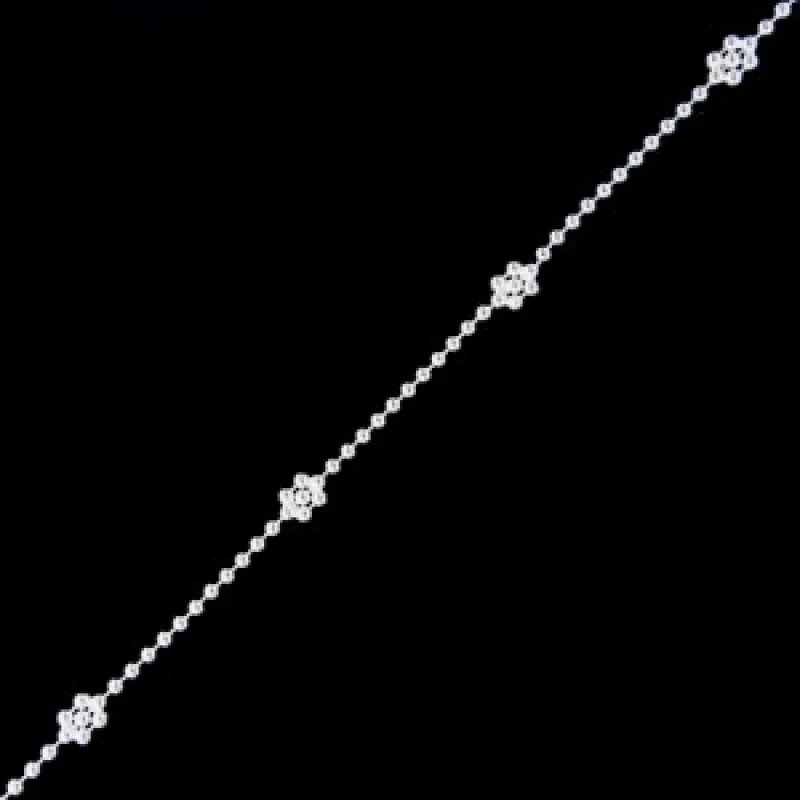 Strieborná retiazka KA FLOWERRH, 40 cm, 5.10 g