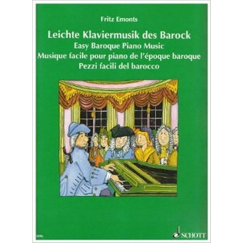 Schott Music Barokní hudba pro klavír (ve snadném slohu)