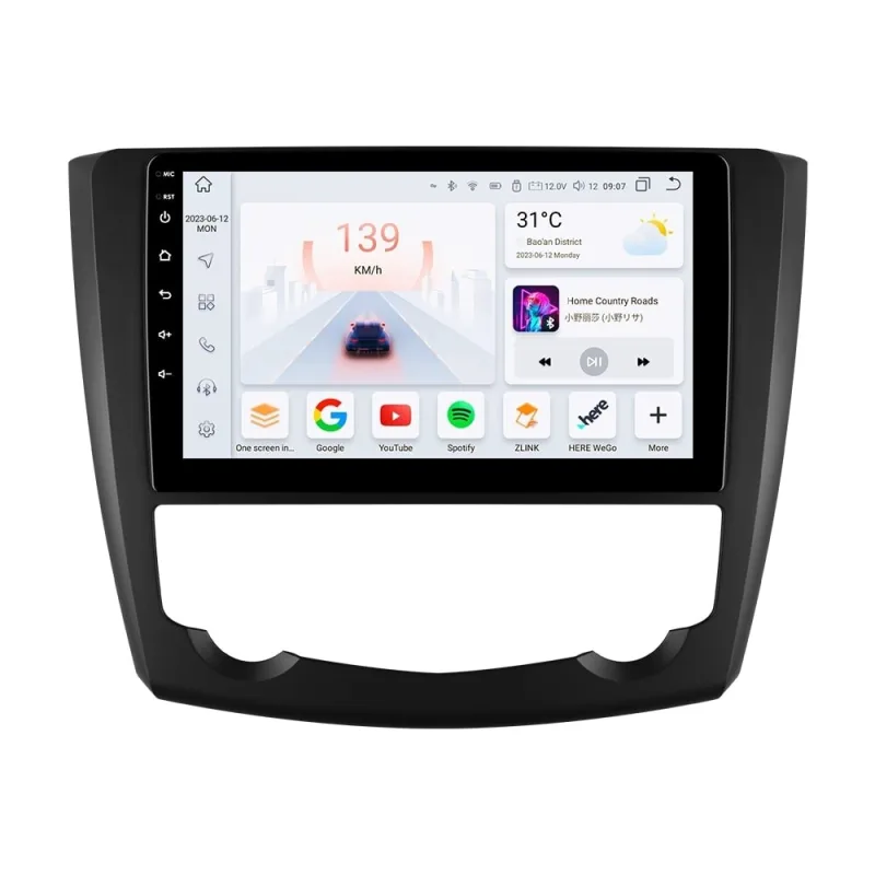 HIZPO KXSRNKJ91 Autorádio 9" Android pro Renault Kadjar Varianta: Napájecí kabel typu A, Model: S9008 (8+128GB) CHR2325_TYP