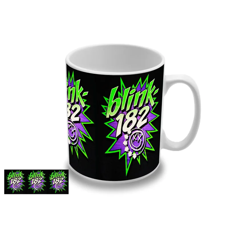 Blink 182 Green Logo (hrnček)