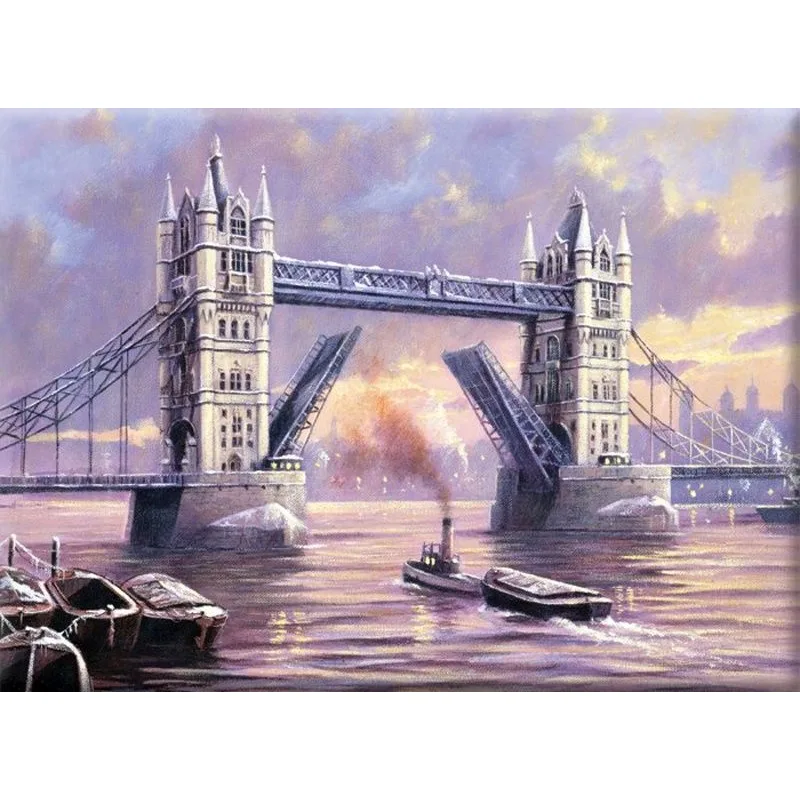 Royal Langnickel malování podle čísel - Tower Bridge, 40x30 cm